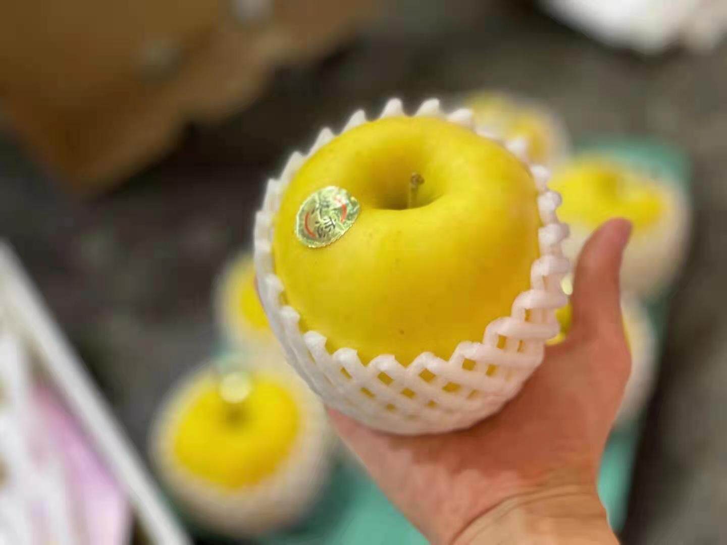 苹果岩手县日本冬恋黄色冬之恋歌糖心蜜入王林苹果