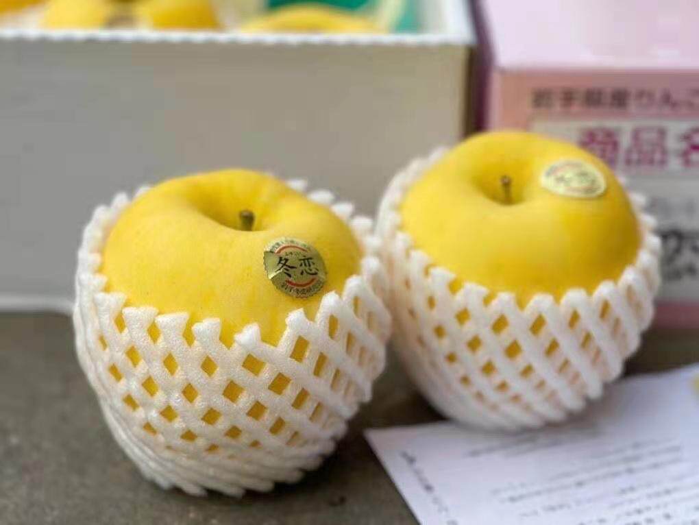 苹果岩手县日本冬恋黄色冬之恋歌糖心蜜入王林苹果