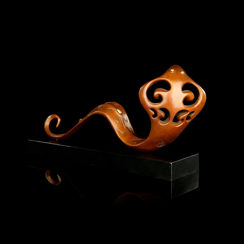 宇达青铜全铜蛇摆件《常如意》十二生肖 工艺礼品 装饰 家居 摆件