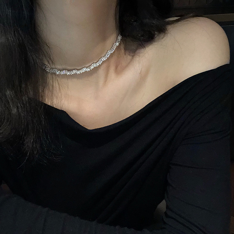 小蛮腰钛钢不褪色项链女ins气质简约冷淡风锁骨链网红爆款颈链潮