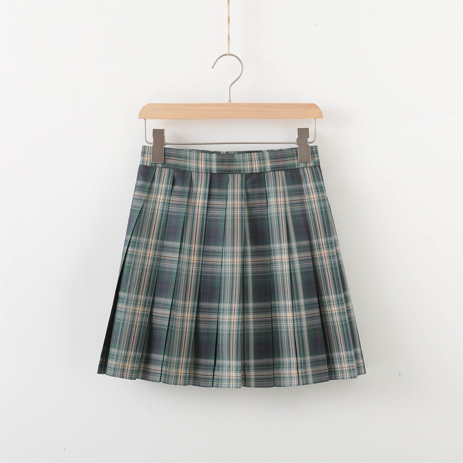 短裙厂家直销jk森林来信百褶裙制服格子中学生半身裙