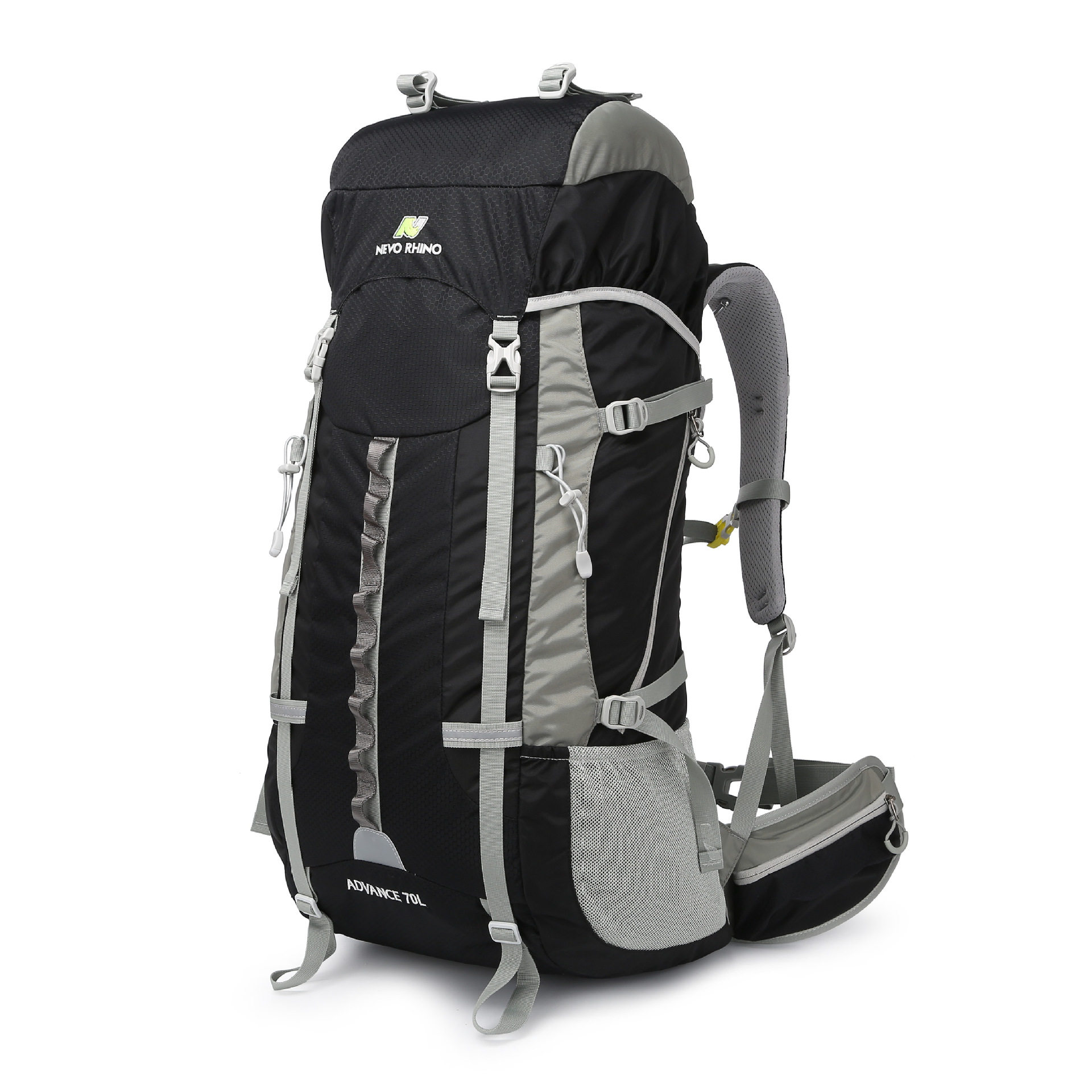 新款户外登山运动背包70l大容量登山包徒步露营探险双肩背包