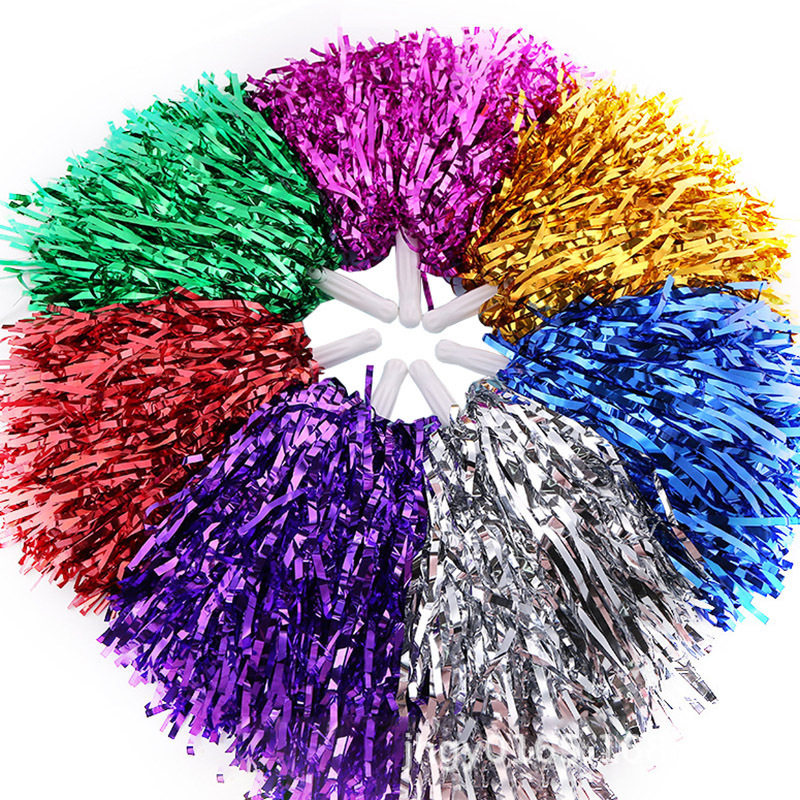 亮片拉花花球啦啦队彩球运动会入场列队加油助威啦啦队彩球