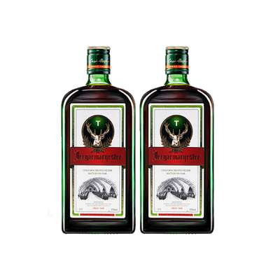 野格迪伦鹿头酒调配酒洋酒圣鹿酒利口酒力娇酒700ml2瓶装35度基酒