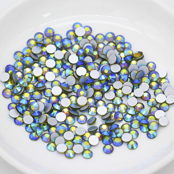 七彩ab平底钻石饰品水钻指甲油胶光钻装饰手工头饰美甲贴钻2.8mm