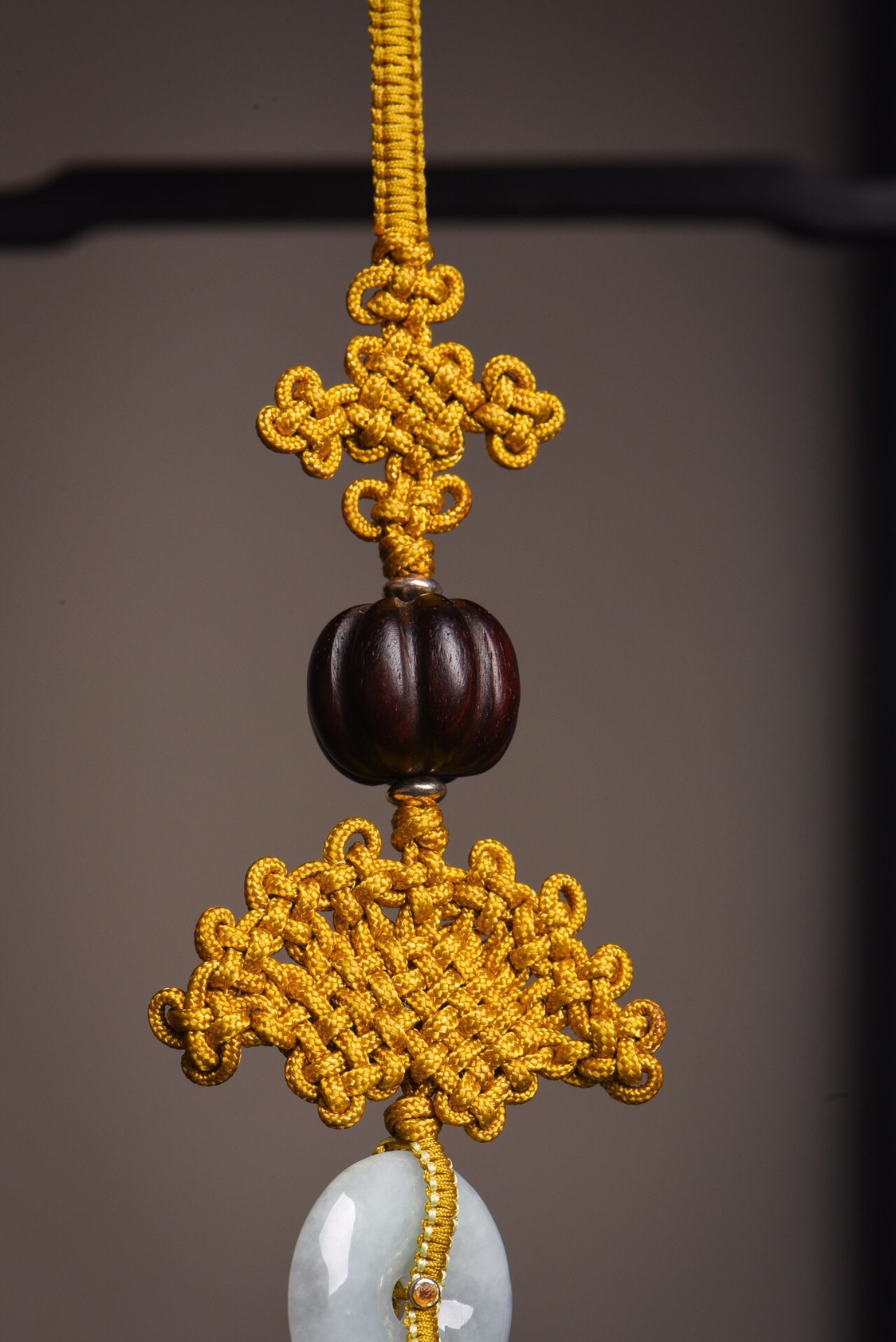 佛珠翡翠长流流苏主法背云穗子玉石方丈念珠佛教工艺品