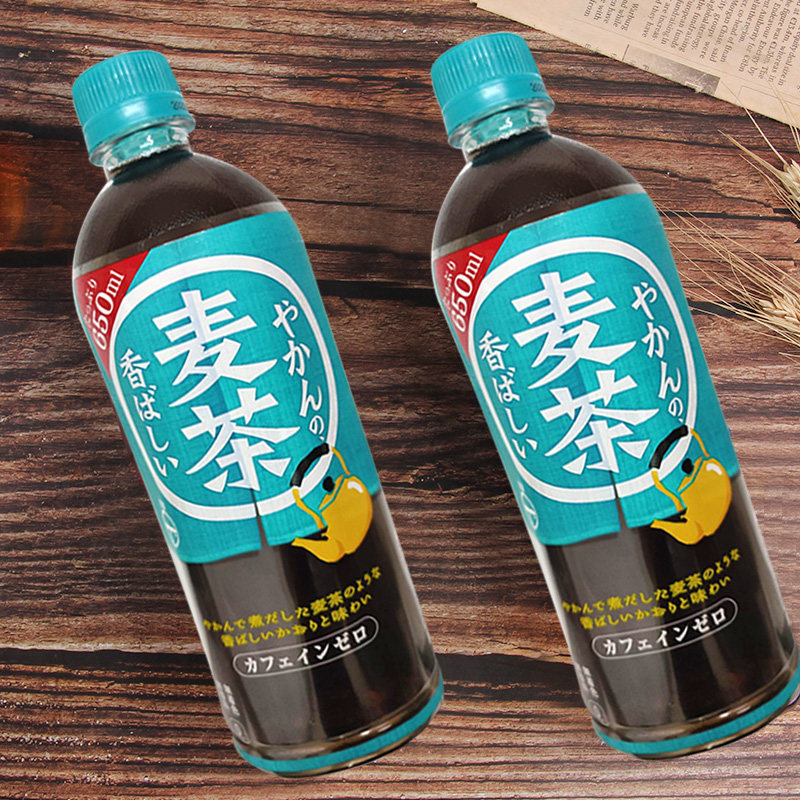 日本进口可口可乐大麦麦茶无糖无脂脂肪麦香即饮茶饮料