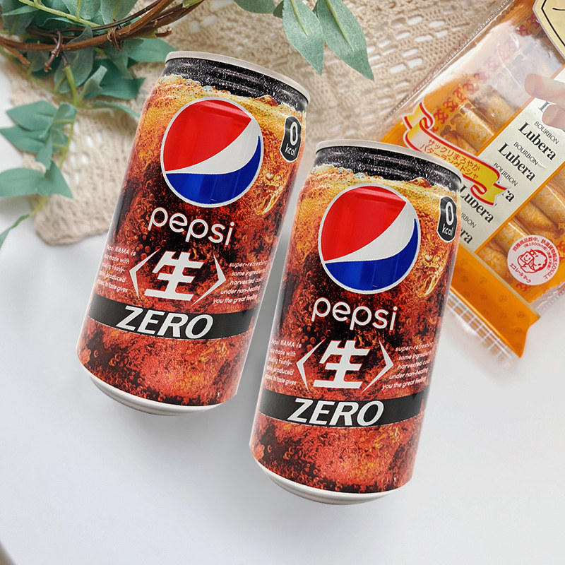 日本进口百事可乐零度可乐无糖气泡zero碳酸饮料碳酸饮料