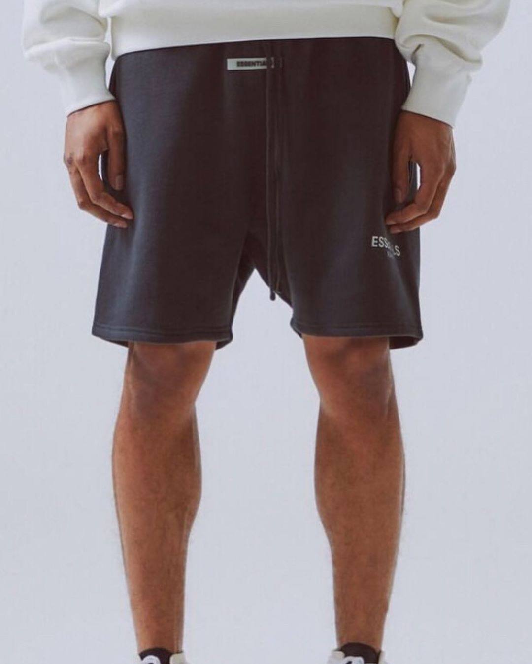 短裤fogfearofgodessentials复线刺绣情侣宽松休闲裤