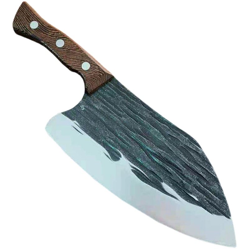 龙泉高锰钢菜刀厨房家用手工锻打锋利刀具厨师菜刀