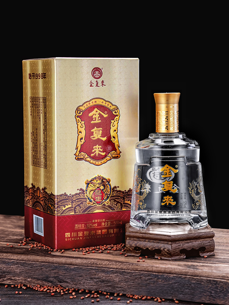 江口醇龙52度500ml四川高度浓香香型白酒粮食白酒