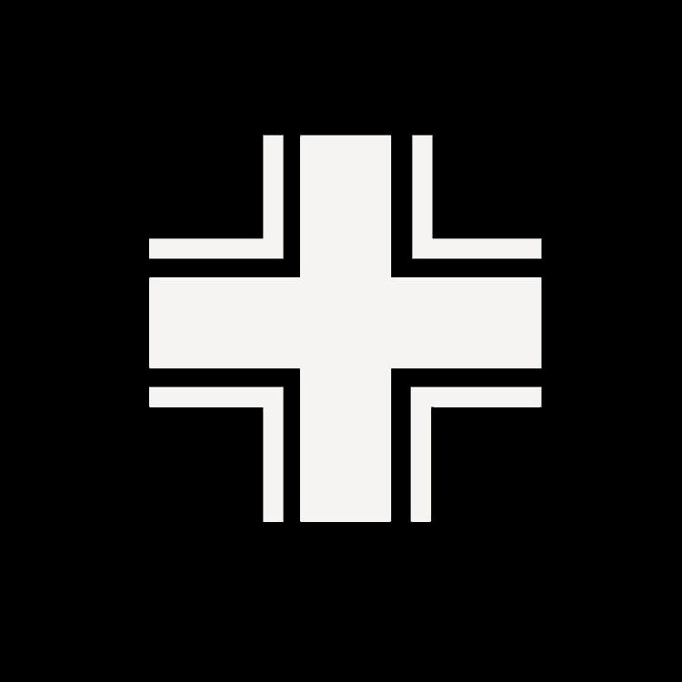 汽车反光贴纸装饰拉花德军十字标车身机油箱定制汽车装饰贴