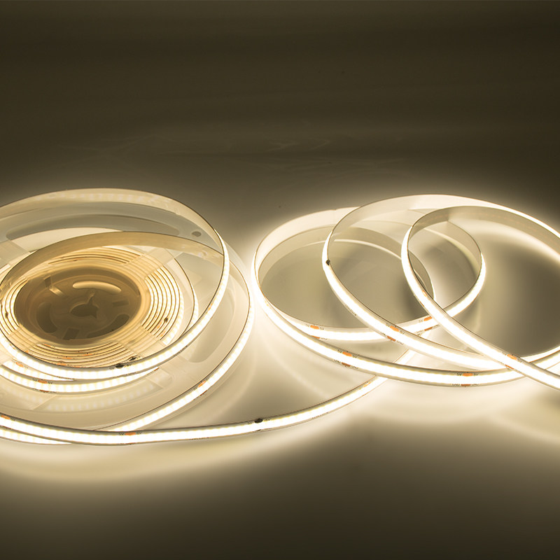 cob灯带自粘5v12v24v低压320led柔性软灯客厅电视墙led灯带