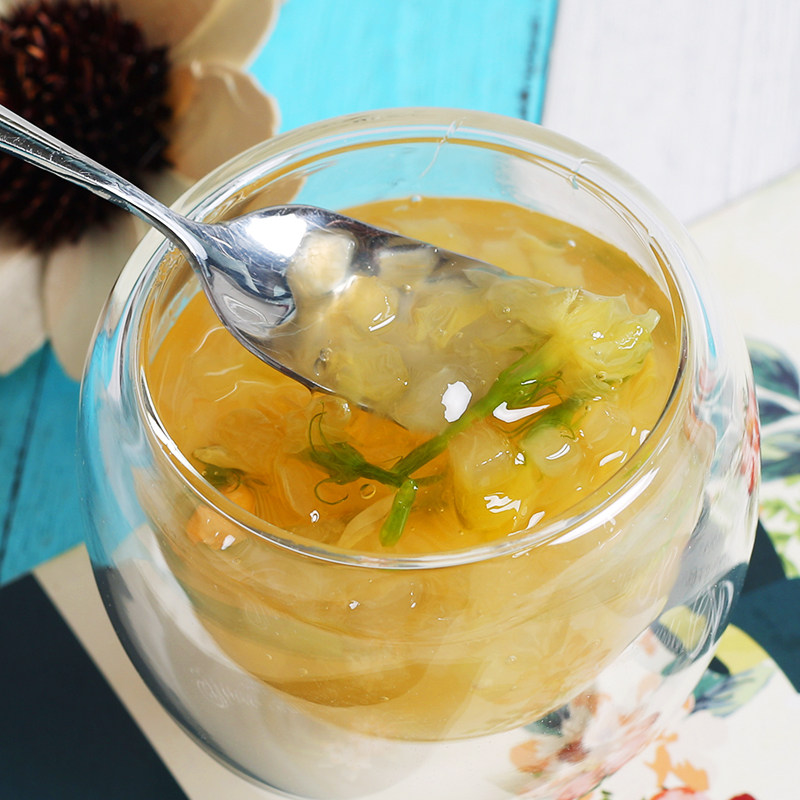 茗人道白桃茉莉颗粒果酱1l奶茶店专用果酱果肉果粒桶装做酸奶用