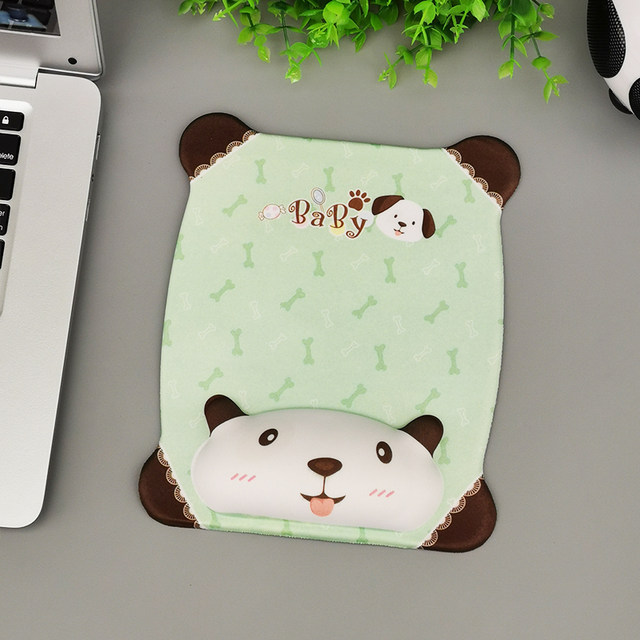 Mengtian Korean mouse pad wristband creative cute cartoon cartoon silicone chest comfortable soft wristband pad 3D hand support thickened female style small size rubber pad game male computer office customization Mengtian Korean mouse pad wristband creative cute cartoon cartoon silicone chest comfortable soft wristband pad 3D hand support thickened female style small size rubber pad game male computer office customization