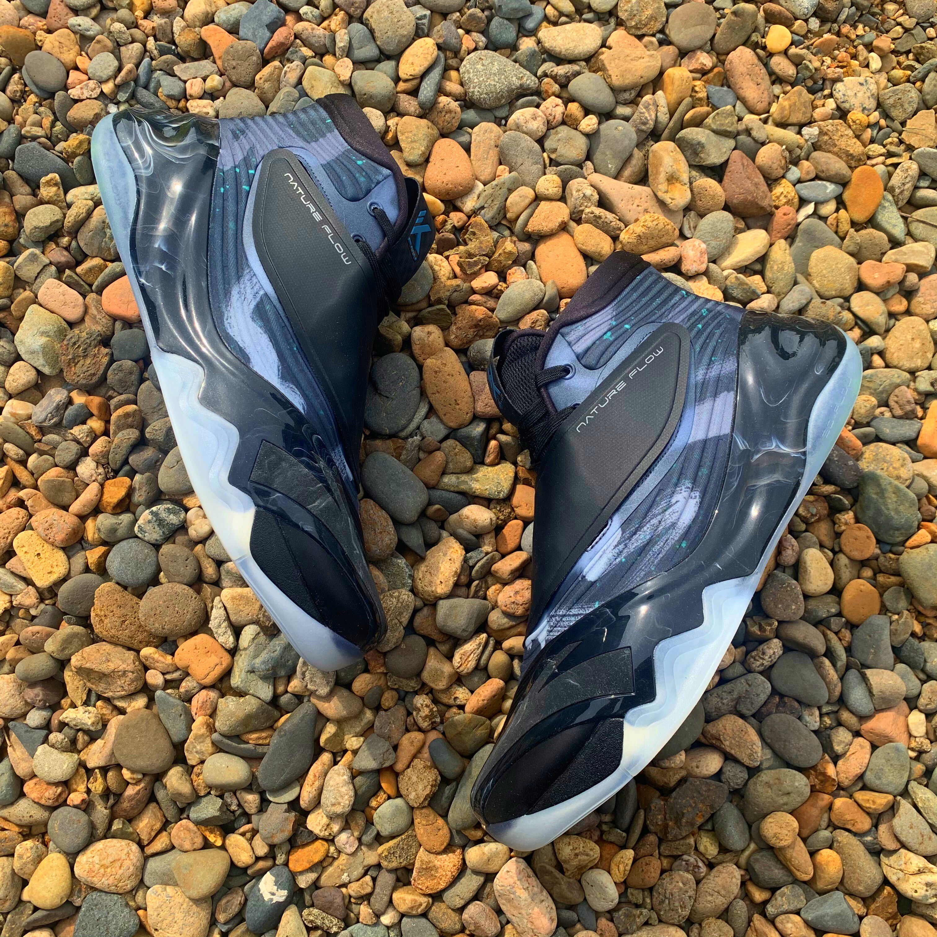 现货正品安踏kt6汤普森篮球球鞋高帮耐磨高山流水篮球鞋