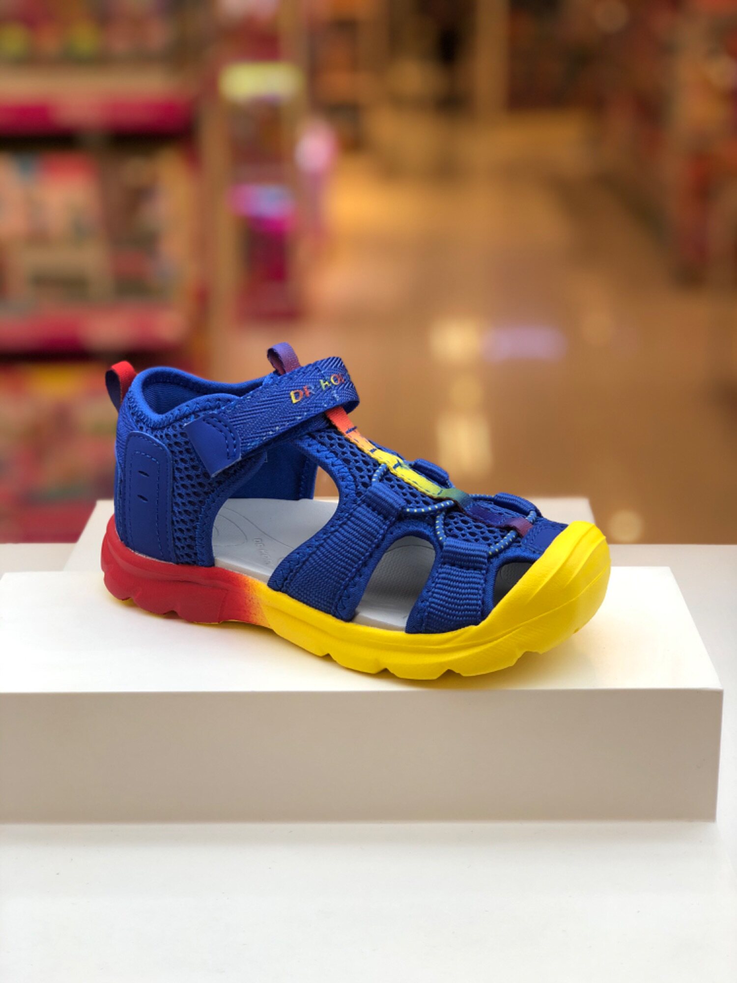 凉鞋江博士专柜正品2021夏季男童护踭包头轻便凉鞋