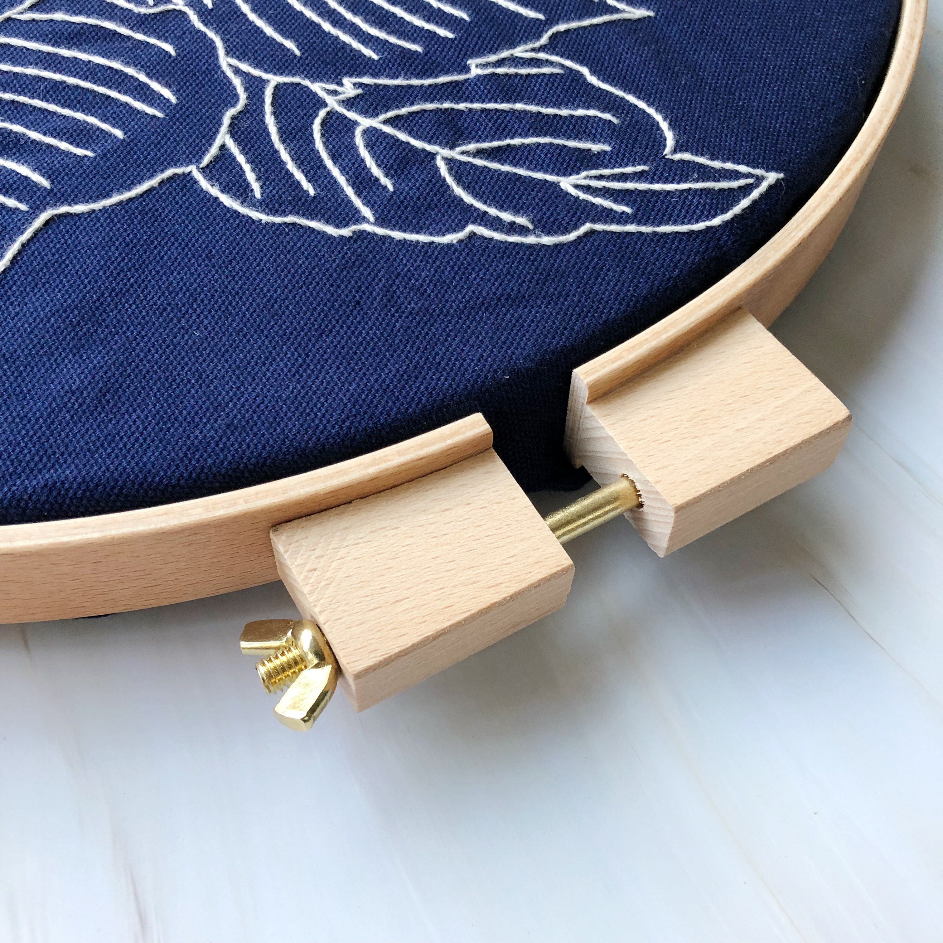 3种规格十字绣刺绣工具实木榉木特大绣绷绣撑缝纫diy工具套装