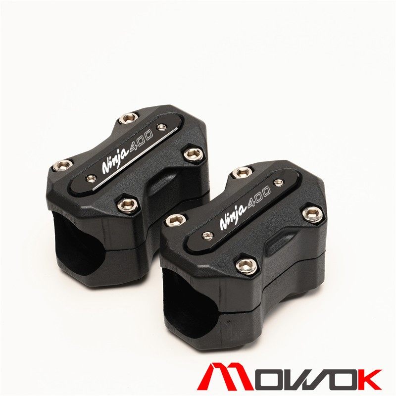 mowok配件适用川崎z400忍者ninja400改装护杆杠防摩托车保险杠