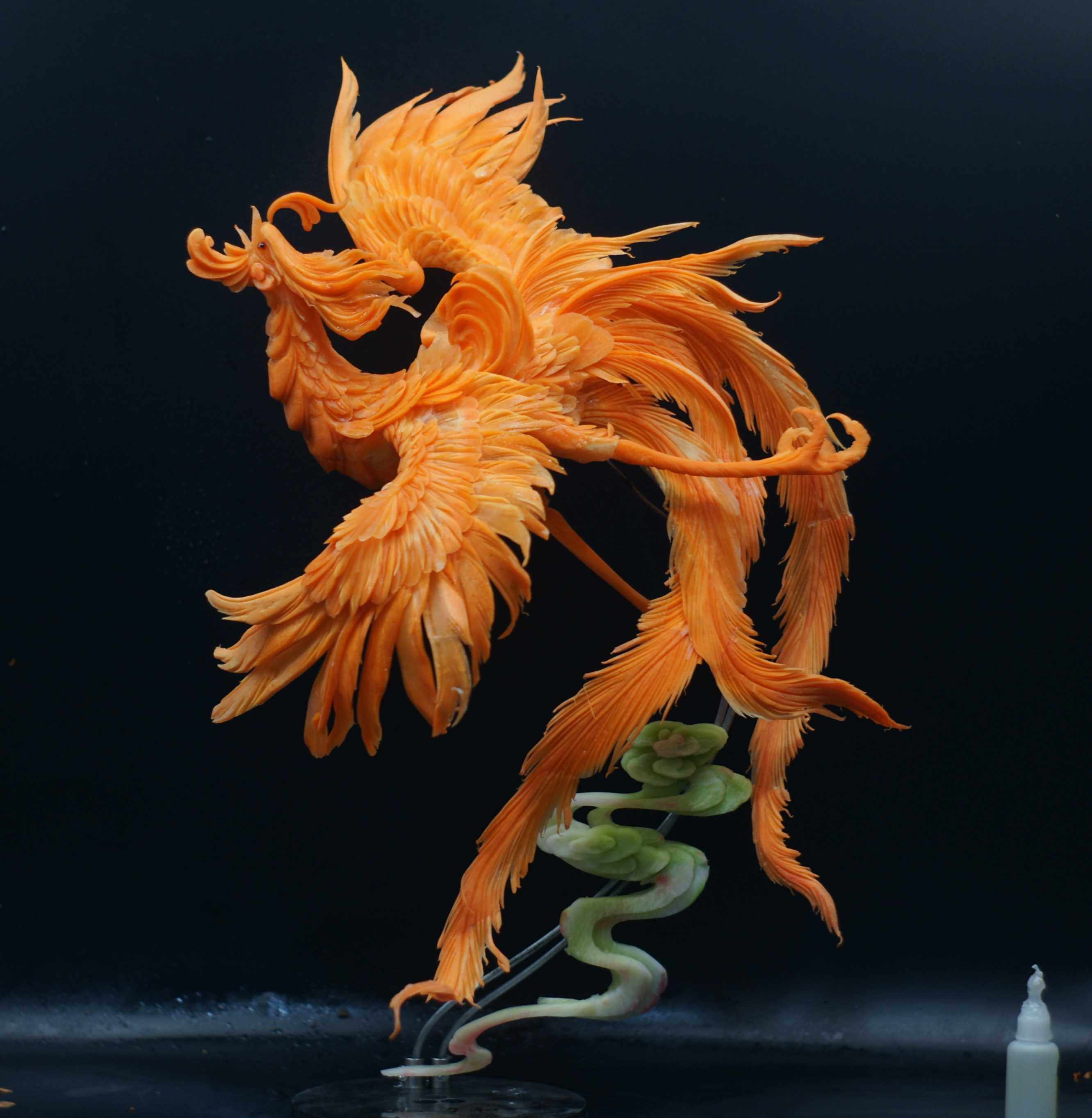 雕刻和牌新款圆形食品水果固定底座大件支架其它