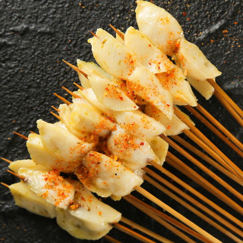 小串鱼丸街霸革命小鲜肉夺命手把串中街肉串油炸鸡肉丸