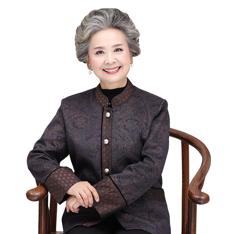 70-80岁老人衣服妈妈中老年人女薄外套奶奶装秋装老太太上衣春装