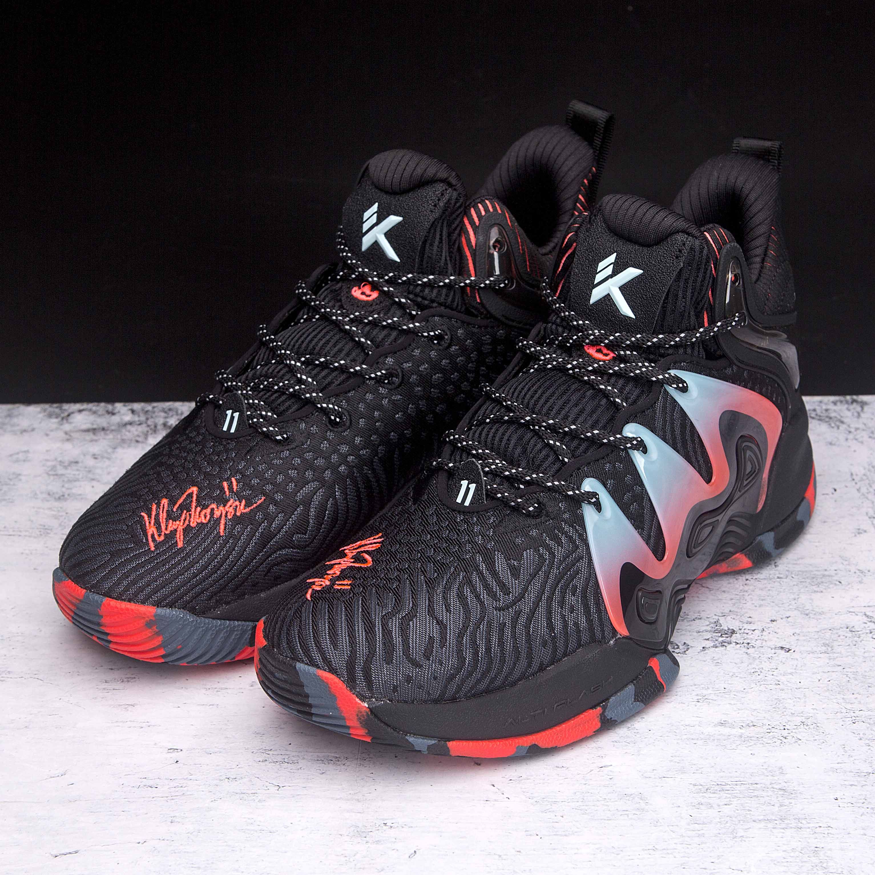 球鞋安踏篮球轻骑兵5代汤普森kt夏季运动鞋低帮篮球鞋