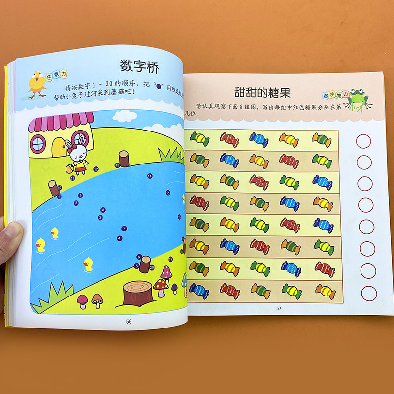 儿童思维训练游戏迷宫连线不同大班书中中班益智游戏