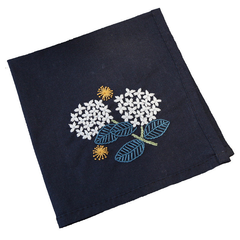 手工diy刺绣手帕苏绣棉手绢