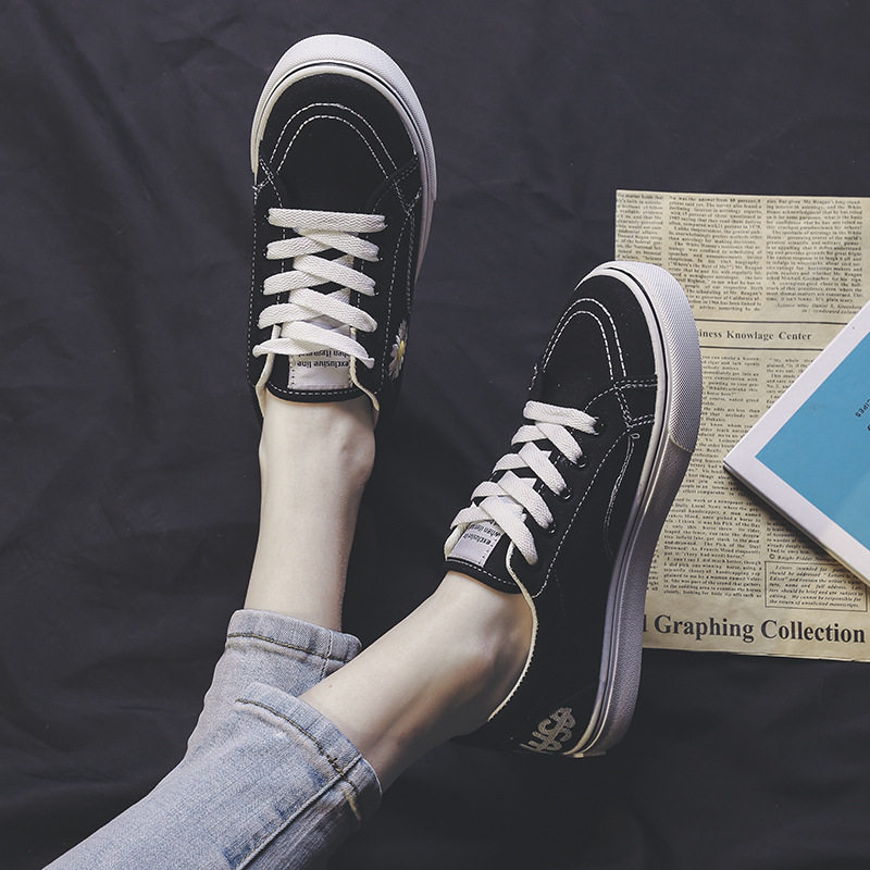 淘宝 帆布鞋小雏菊低帮女学生韩版gd女鞋