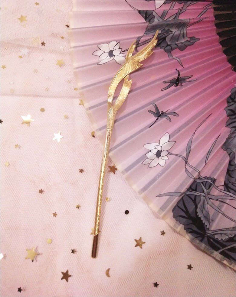 香蜜沉沉烬如霜同款发簪杨紫锦觅旭凤凤凰寰谛凤翎锁灵簪真金发饰