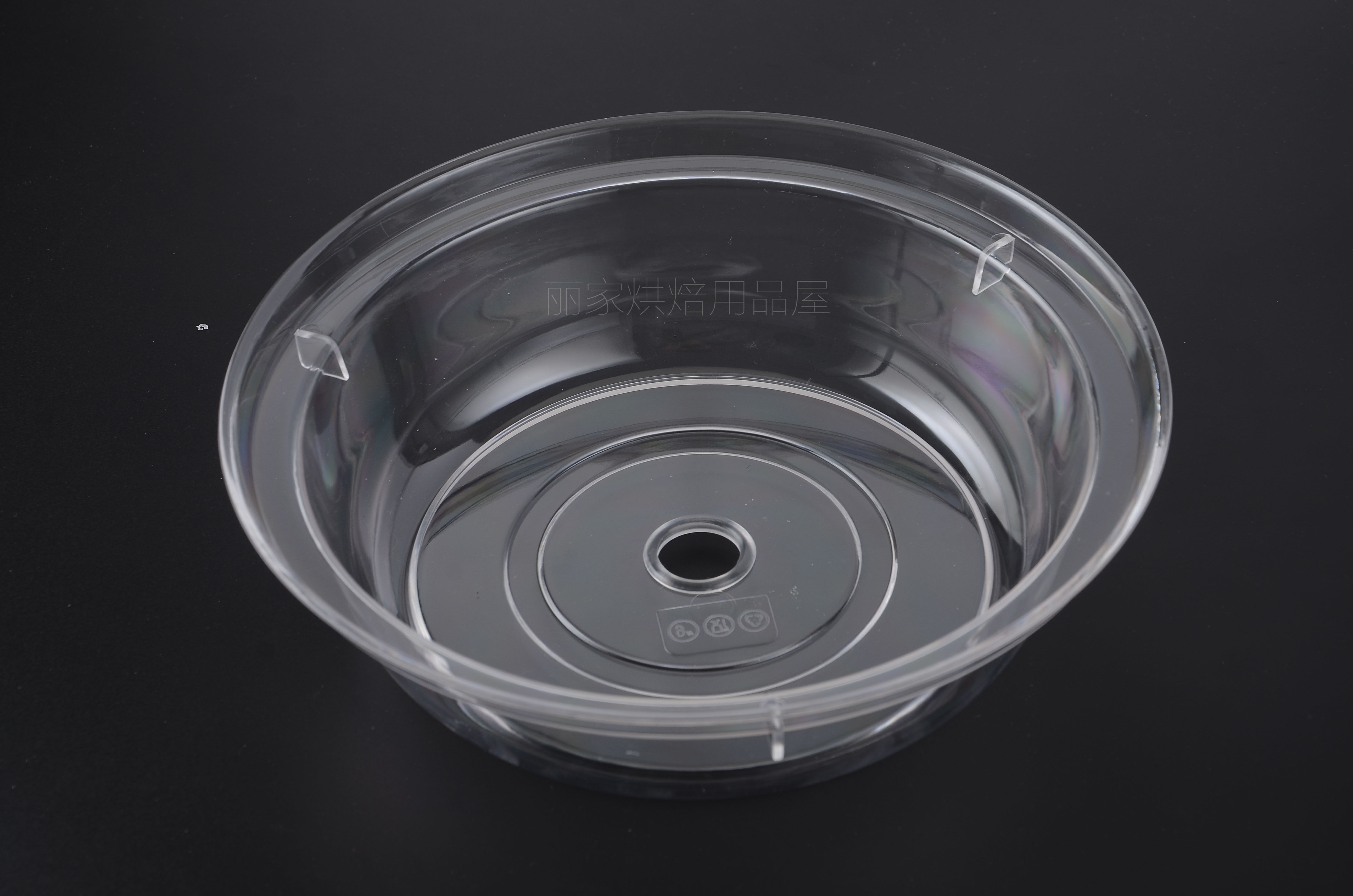 pc圆形透气食品盖餐盘盖点心水果菜盖透明塑料防尘食品盖罩保鲜盖