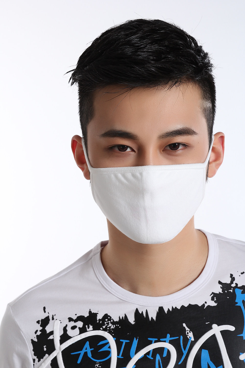 高品质纯棉口罩透气白色黑色成人康众加厚保暖口罩