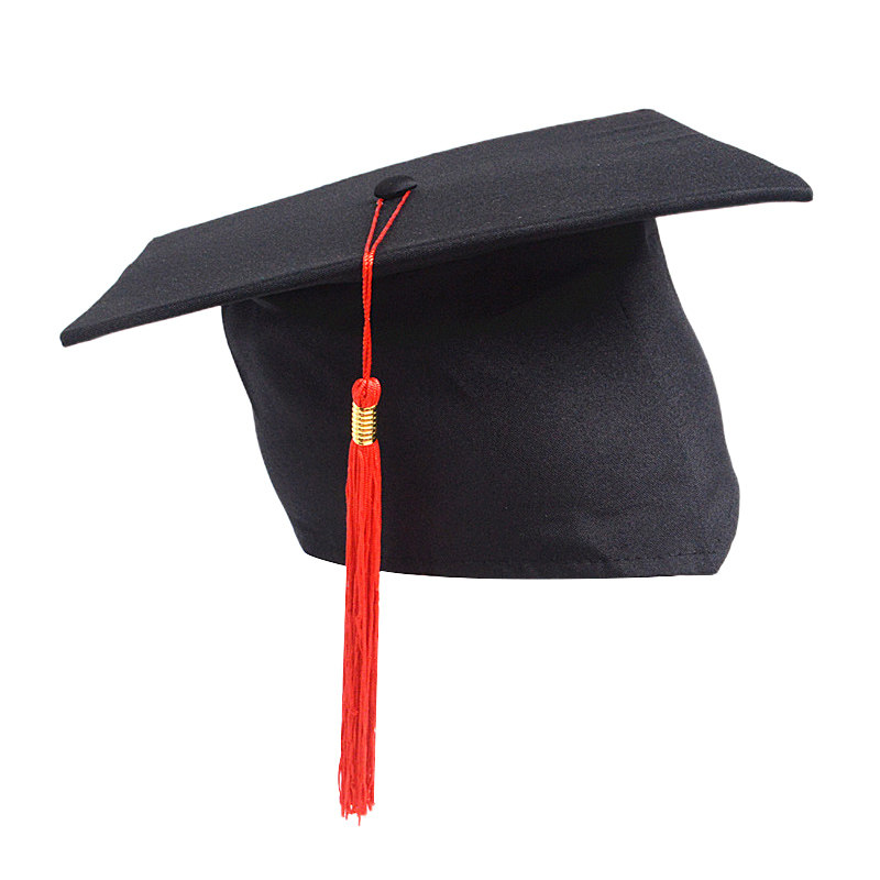 博士帽幼儿园儿童小学初中中成人大学生毕业花束学士帽子
