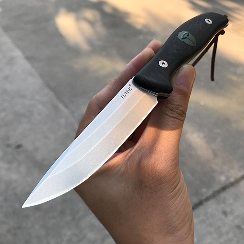 奥地利进口m390粉末钢刀一体龙骨户外日用锋利型高硬度求生军工刀