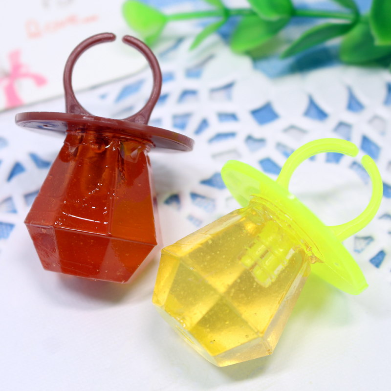 糖果钻石佳美美莱儿童10g30包创意戒指砖石糖果