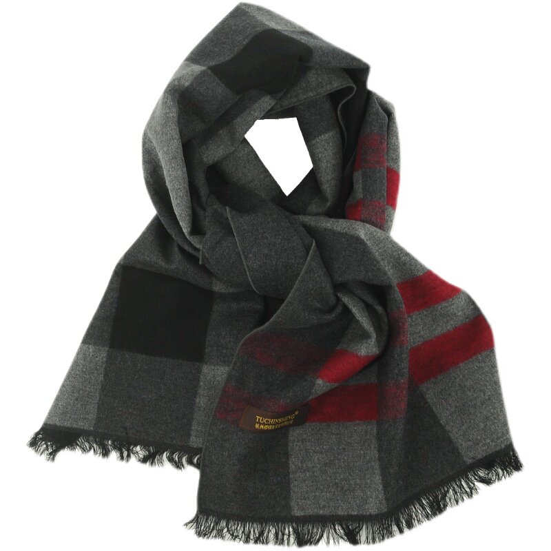 杭州都锦生桑蚕蚕丝围巾tuchinsheng真丝条纹围脖男礼围巾