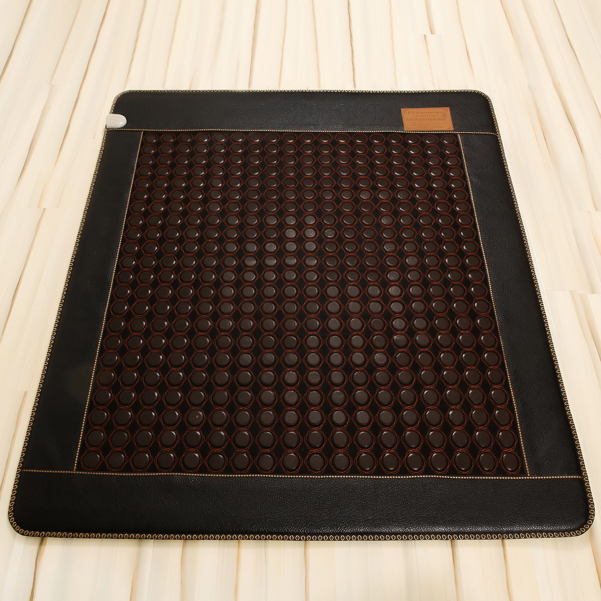 玉石床垫锗石托玛琳砭石电加热磁理疗双温双远红外床垫