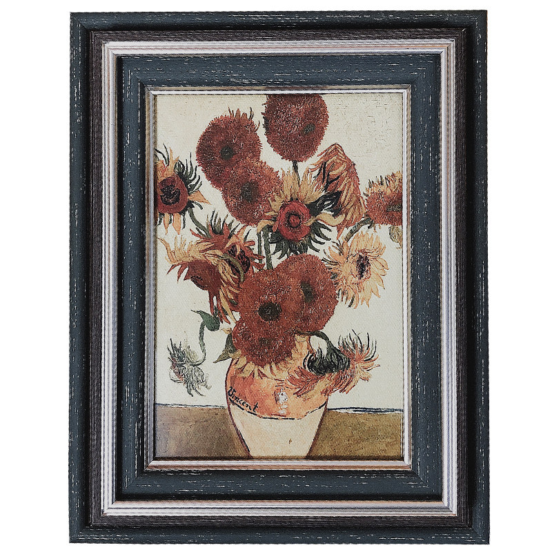 法式古典小众复古桌面摆件相框摆画客厅卧室油画