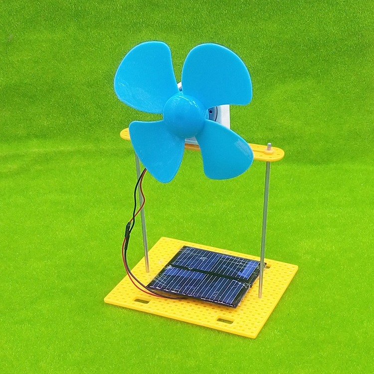 包邮太阳能风扇diy小发明科学实验科技制作教学演示科学实验