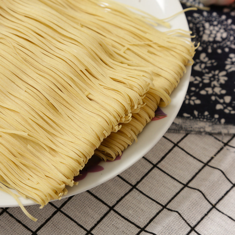 饶阳仇氏纯手工绿豆面条1500g超细金丝杂面火锅正宗衡水特产礼盒