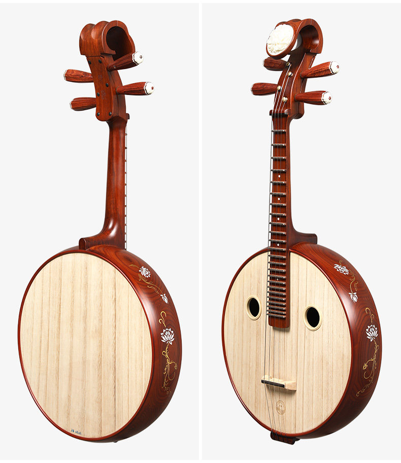 乐海海中乐器考级演奏特氏古夷苏木中阮钢品阮