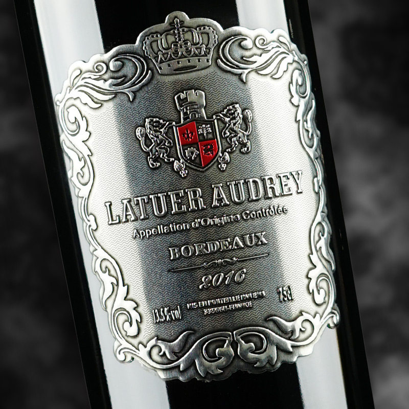 拉图奥黛丽法国原瓶进口口干红葡萄酒红酒礼盒套装干红静态葡萄酒