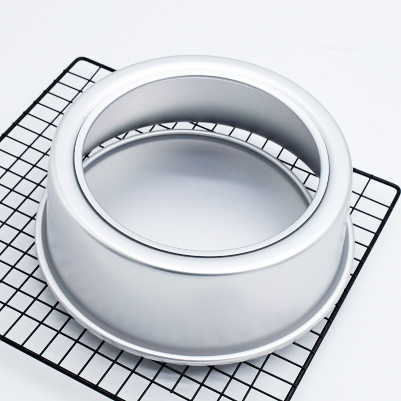 模具烘培铝合金圆形米发发糕6个家用蒸锅烤箱烘焙模具