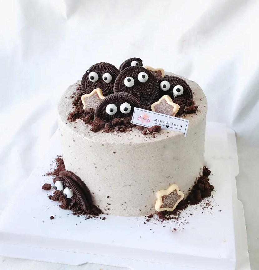 奥利利奥夹心奶油简约生日蛋糕个性长沙同城新鲜蛋糕