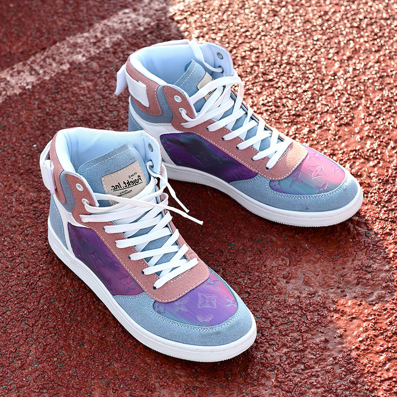 变色龙sb潮牌高帮板鞋男开拓者韩版潮鞋莆田空军一号aj运动男鞋子