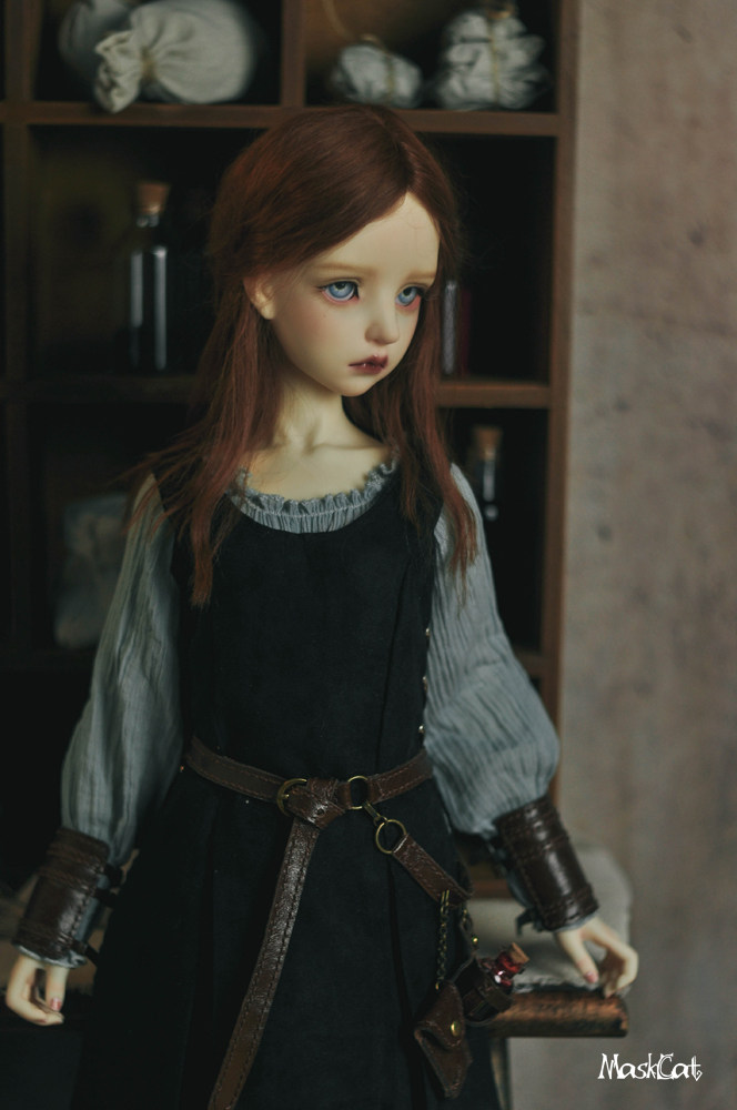 甜酒bjdmaskcatdoll三分3分bjd57cmroniabjd