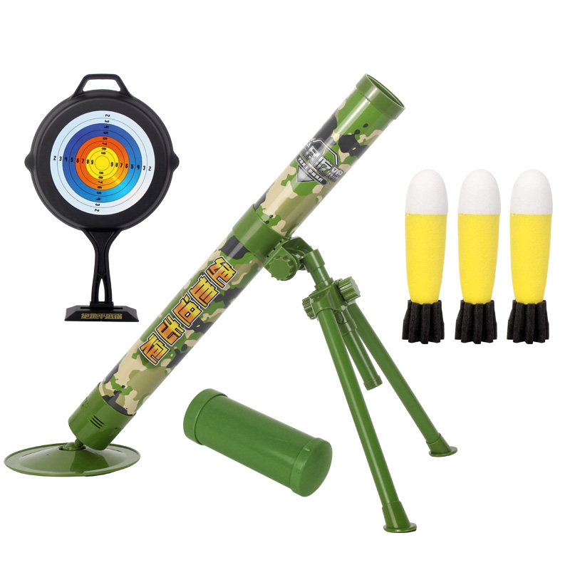 军事导弹模型火箭炮迫击玩具炮榴弹机高射追击绝地3-6岁儿童小伶