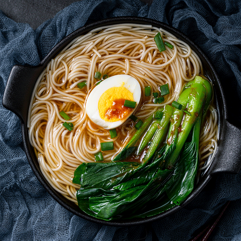 日本进口东银来天童王将素面360g 日式速食面条拉面小麦面挂面