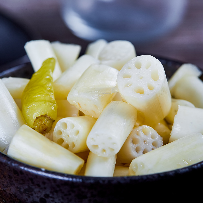 湖北藕尖饭菜下饭凉菜即食开袋泡椒特产辣味腌制